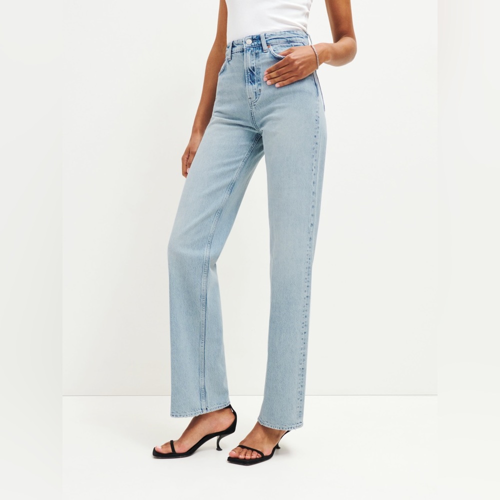 Reformation Wilder High Rise Wide Leg Jeans In Tenaya size 25